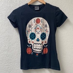 Loungefly Day of the dead skull Tee